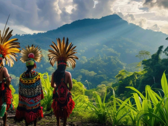 Maya an authentic visual into the rich tapestry of maya people's culture, showcasing the timeless authenticity of their traditions, craftsmanship, and vibrant way of life