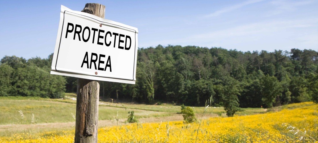 protected area banner
