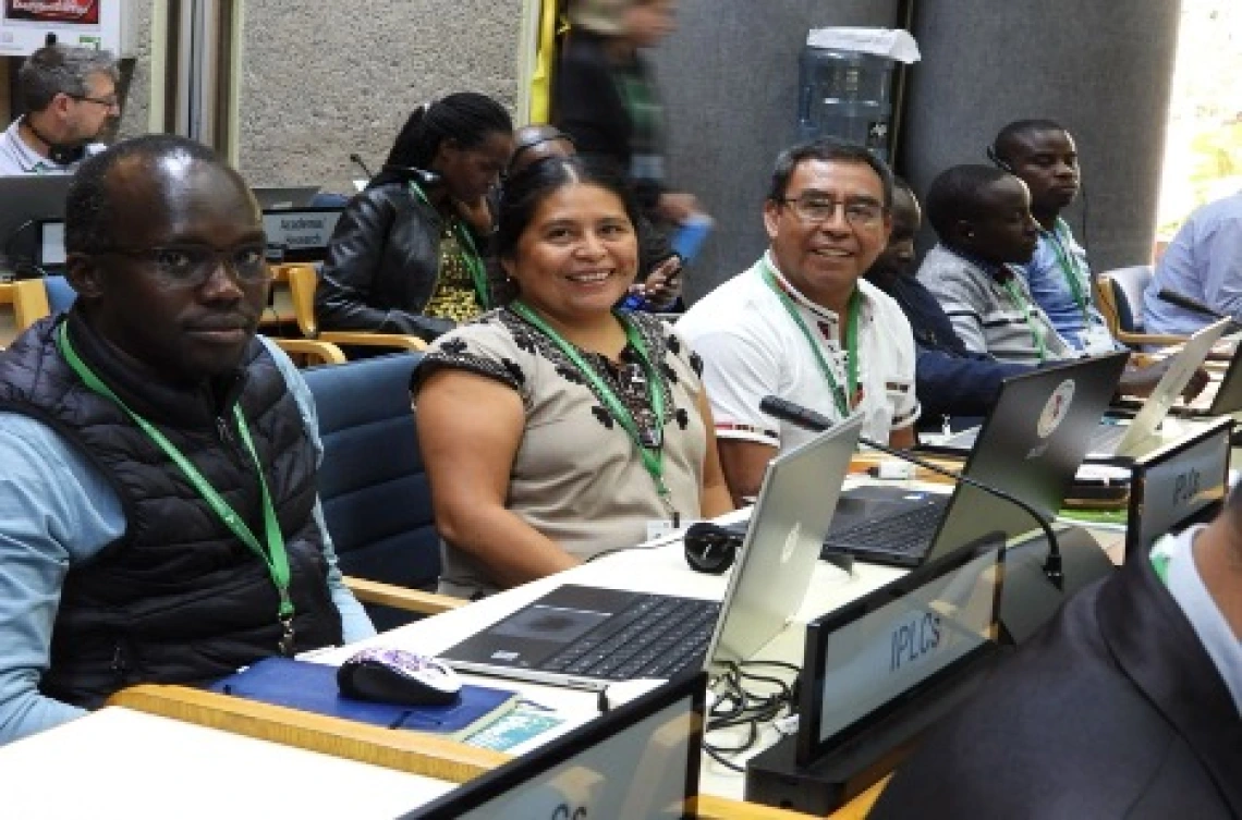 Indigenous Peoples Delegates following CBD session in Nairobi-Kenya UNEP Offices.