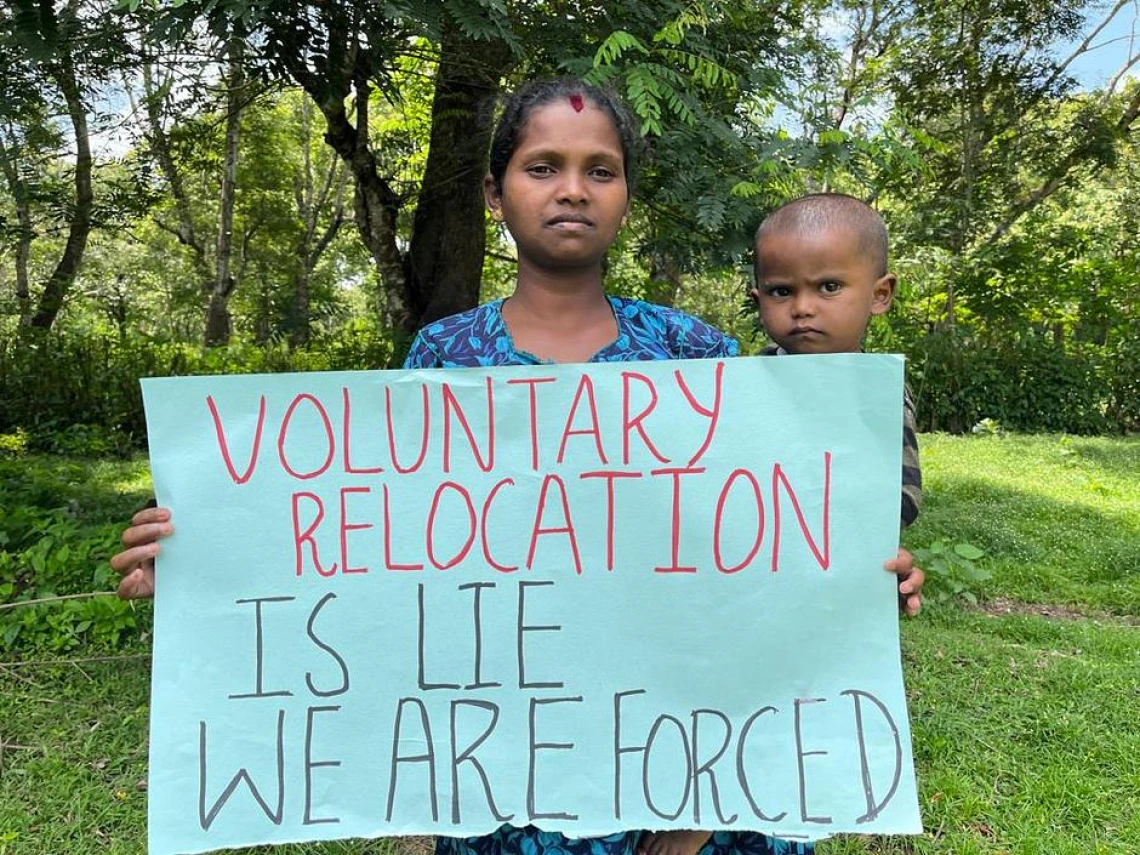 Jenu Kuruba protest against evictions from their forest homes